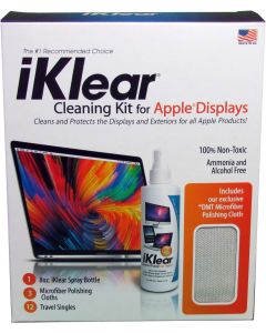 The Original Premium iKlear Screen Cleaner Kit For Iphone, Ipad, Imac, Gaming Monitor, Large Screen TVs, Included With DMT Cloth MADE IN THE USA