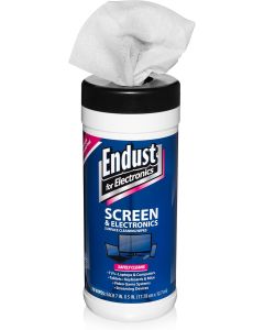 Endust for Electronics; Screen & Surface Cleaning Wipes, Great LCD and Plasma Wipes, 70 Wipes (11506)